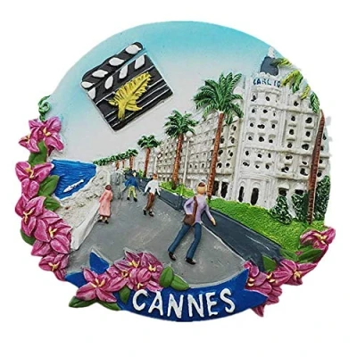 Afbeelding van 3D Cannes Frankrijk Koelkast Magneet Reizen Souvenir Gift Huis &amp; Keuken decor magnetische sticker