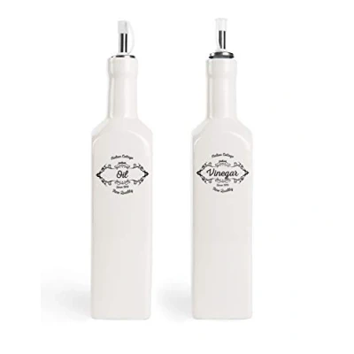 Afbeelding van Excelsa 62813 Fine Quality Set flessen olie en azijn, keramiek