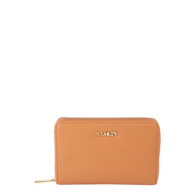 Afbeelding van L.CREDI Filippa Portemonnee, Dames, Maat: One Size, Cognac