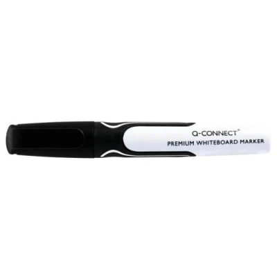 Afbeelding van Q connect Whiteboardmarker, 3 Mm, Ronde Punt, Zwart Whiteboardmarker