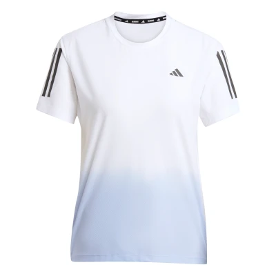 Afbeelding van adidas Performance Own the Run CLIMACOOL Colorblock T shirt Dames Wit L