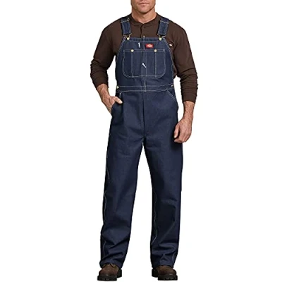Afbeelding van Dickies Indigo denim tuinbroek spalk heren, blauw, 30W / 30L