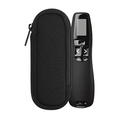 Afbeelding van kwmobile Neopreen hoes voor laserpen 14,5 x 5 cm Compatibel met Universal Laser Pointer In zwart