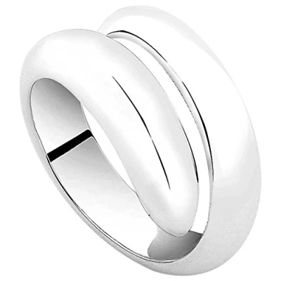 Afbeelding van Nenalina Dames Ring Basic Wickelring Fingerschmuck 925 Sterling Silber