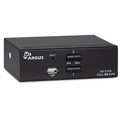 Afbeelding van Inter Tech AS 21HA HDMI KVM switch Zwart