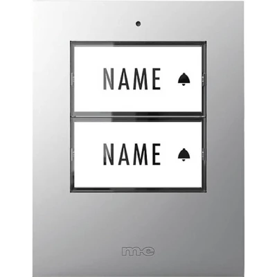 Afbeelding van m e modern electronics 41304 Zender voor Draadloze deurbel Verlicht, Met naambord
