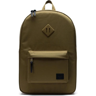 Afbeelding van Herschel Heritage Khaki Green Modern classic, Rugzak met 15&quot; laptopvak 21,5L opbergruimte, voorvak sleutelhanger