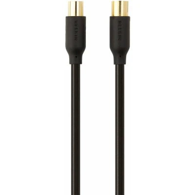 Afbeelding van Belkin Antenne, Satelliet Aansluitkabel [1x Antennestekker 75 Ω 1x Antennebus Ω] 2.00 m 78 dB Vergulde steekcontacten Zwart
