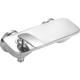 Afbeelding van Kludi balance douchekraan zonder omstel met koppelingen hoh 15cm chroom 527100575
