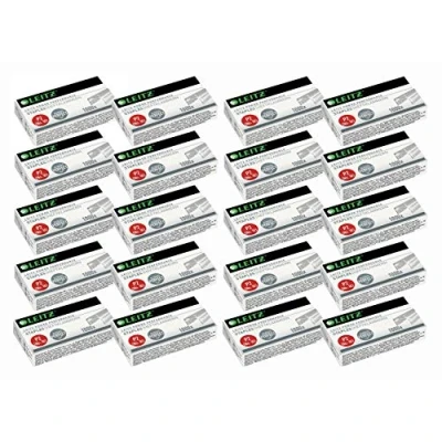Afbeelding van Leitz Power Performance nietjes P2 (nr. 10), verzinkt, doos met 1000 (20x, No10)