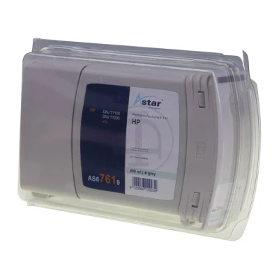 Afbeelding van As67619 Astar Hp 761 Dnj Inkt Grijs Rebuilt Blister 400Ml