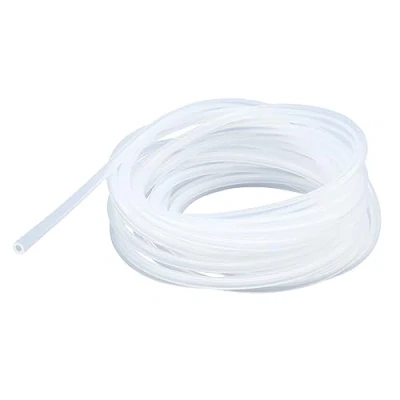 Afbeelding van LAVMHAB Siliconen slang, 12 mm x 15 (binnendiameter buitendiameter), 8 meter lang, geschikt voor contact met levensmiddelen, flexibel, transparant, water en luchtslangen pompoverdracht