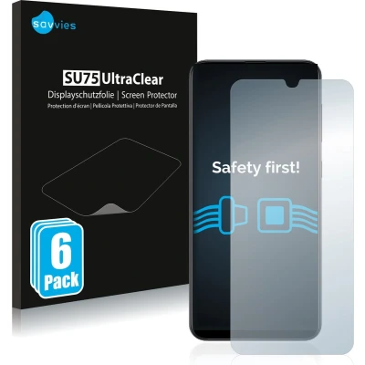 Afbeelding van Savvies (6 Stuks) Schermbeschermer voor Samsung Galaxy A30s Screen Protector Ultra Transparant