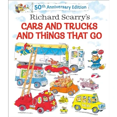 Afbeelding van Richard Scarry&#039;s Cars and Trucks Things That Go: 50th Anniversary Edition