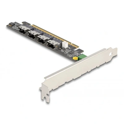 Afbeelding van Delock PCI Express x16 Karte zu 4 x intern SFF 8654 4i NVMe Bifurcat