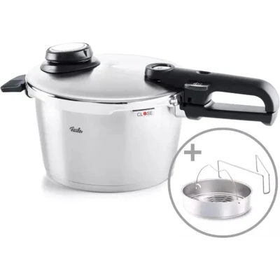 Afbeelding van Snelkookpan Fissler Vitavit Premium Met Inzet 8L