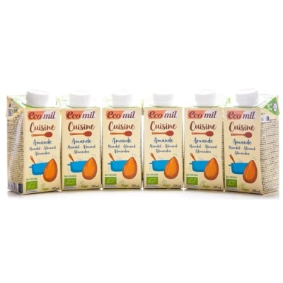 Afbeelding van Cuisine Chef amandelen voordeelverpakking, 6 x 200 ml, biologisch