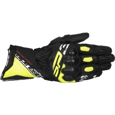 Afbeelding van Alpinestars Sp 3 Motorfiets handschoenen, zwart wit geel, afmeting 3XL voor man