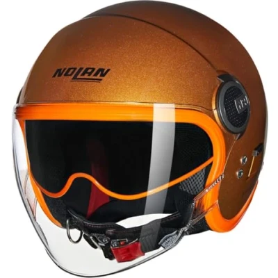 Afbeelding van Nolan N21 Visor 06 Ocio Jet Helm, oranje bruin beige, afmeting XL voor man