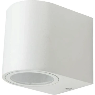 Afbeelding van Wandlamp armatuur wit Rond GU10 fitting 35W IP44