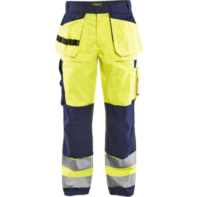 Afbeelding van Blaklader Werkbroek High Vis 1533 1860 Geel/Marineblauw D124