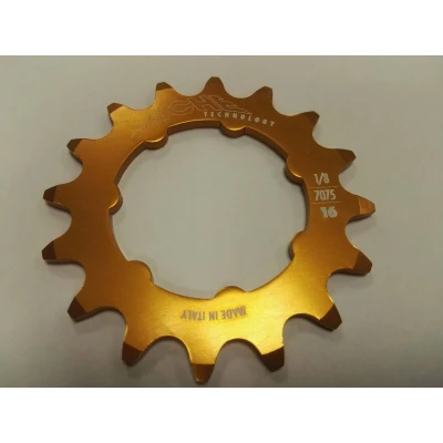 Afbeelding van Miche Kettingblad opsteek 22T 1/8 Pista Goud z/borgring