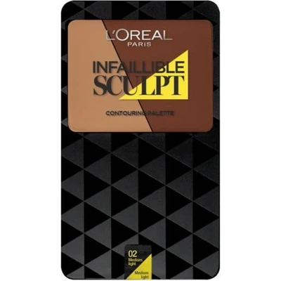 Afbeelding van L&#039;oreal Infaillible Sculpt Contouring Paleta Palette 02 Medium Light