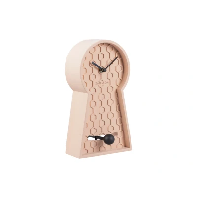 Afbeelding van Karlsson Tafelklok Honeycomb Pendulum Roze