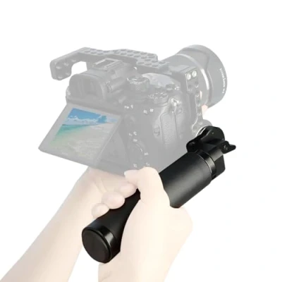 Afbeelding van NICEYRIG Rozetgreep lederen handvat met ARRI standaard adapter voor rozetten montage (M6 schroefdraad, 31,8 mm) 15 mm camera schouder rig steunsysteem