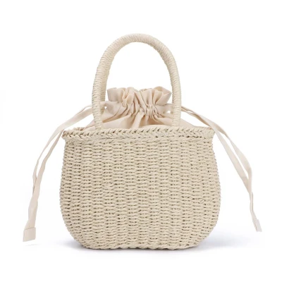 Afbeelding van Ibenzoa® Stijlvolle Handgeweven Stro Tas voor Zomeravonturen en Stranddagen