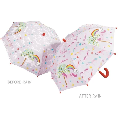 Afbeelding van Floss &amp; Rock Unicorn Paraplu Verandert van kleur!