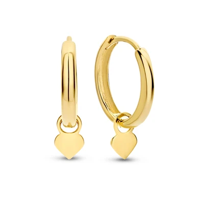 Afbeelding van Isabel Bernard Oorbellen Belleville Amore 585 gold Ohrringe in