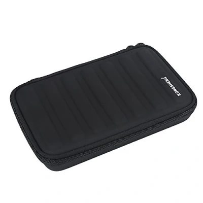 Afbeelding van Zwarte Zachte Harmonica Rits Draagtas, PU Lederen Stof Duurzame Opbergtas Draagbare Gear Bag Voor 7 Mondharmonica&#039;s