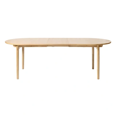 Afbeelding van Nordic Home Leif eiken tafelblad 45 x 100 cm naturel Hout