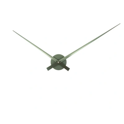 Afbeelding van Karlsson Wandklok Little Big Time Metallic Groen 77.5x2.2x77.5cm Scandinavisch