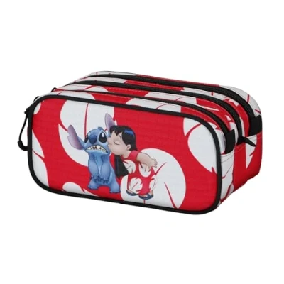 Afbeelding van Lilo and Stitch Kiss FAN Trick etui 2.2, Rood, 23 x 11 cm, Eén maat, 2.2
