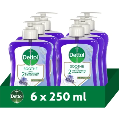 Afbeelding van 6x Dettol Relax Handzeeppomp 250ml