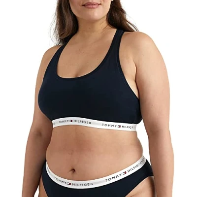 Afbeelding van Tommy Hilfiger Dames ongevoerde bralette Curve BH, Primair Rood, 3XL