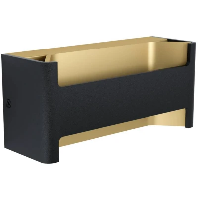 Afbeelding van EGLOÂ FelonicheÂ WandlampÂ Â 1Â lichtsÂ LEDÂ Zwart,Â Goud