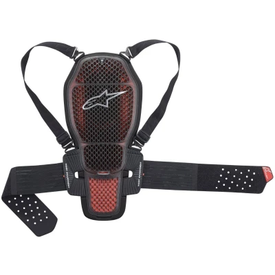 Afbeelding van Alpinestars Nucleon KR 1 Cell Terug beschermer, zwart rood, afmeting L voor man