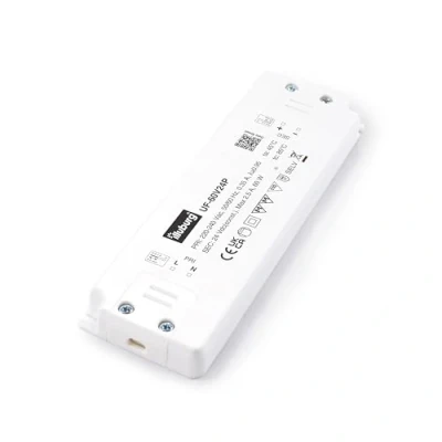 Afbeelding van illuburg Led transformator, 24 V, 60 W, smal, flikkervrij, voor mobiele ledstrips, voeding