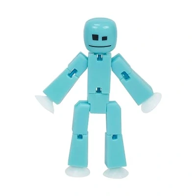 Afbeelding van Zing StikBot Single Pack Inclusief 1 Collectible Action Figures en Accessoires, Stop Motion Animatie, Leeftijd 4 ouder (Ice Blue)