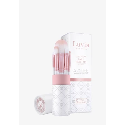 Afbeelding van Luvia Cosmetics Daily Selection Kwastenset, Maat: One Size, Pearl white/candy pink