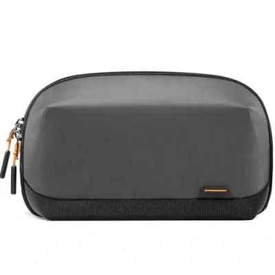 Afbeelding van Inateck 180 Open Kabel Organizer Tas Elektronica Accessoires Reistas Gadgets Spatwaterdicht, Pouch Tech Opbergtas met Handvat, AB03007 Grijs