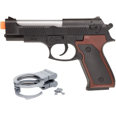 Afbeelding van Toi Toys Politie Pistool Licht en Geluid met Handboeien