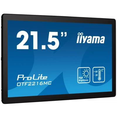 Afbeelding van Iiyama ProLite OTF2216MC B1 computer monitor 39,6 cm (15.6 ) 1920 x 1080 Pixels Full HD Touchscreen