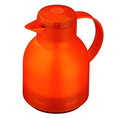 Afbeelding van Emsa 504234 Samba thermoskan, 1 liter, schroefsluiting, 12 uur warm, 24 koud) oranje