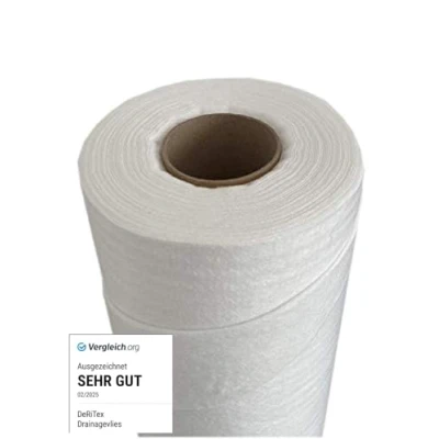 Afbeelding van DeRiTex 150g/m² Drainagevlies, filtervlies 25m² (1 m x 25 m)