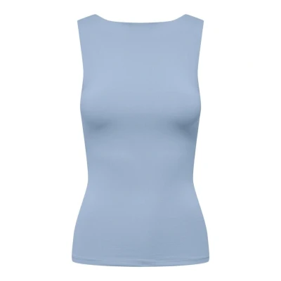 Afbeelding van ONLY Onlea Top, Dames, Maat: XS, Soft chambray