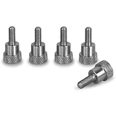 Afbeelding van PrecisionGeek Roestvrij Staal Schouder Schroef Kartelschroeven M5 x 10 mm L 20mm (5 stuks)